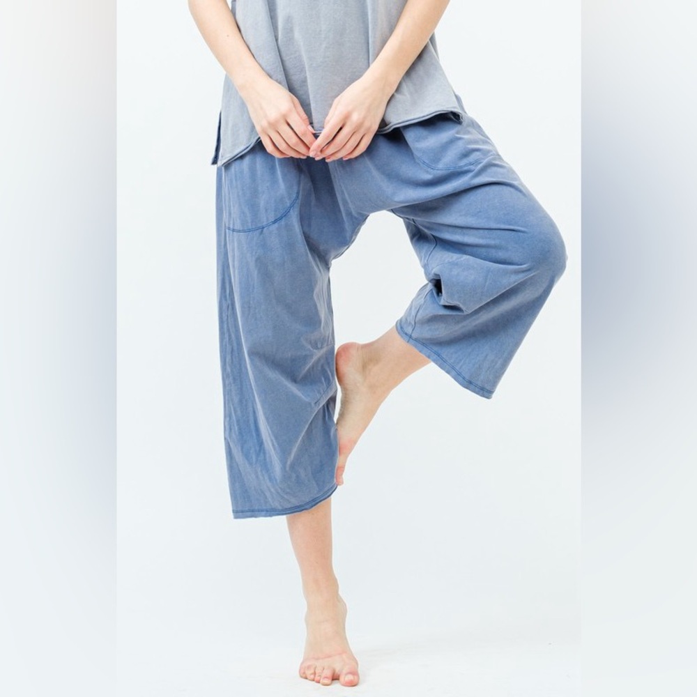 Casual Blue Women's Pants